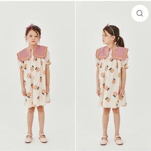 Charming Floral Kids Dress with Pink Accents by Petite Hailey